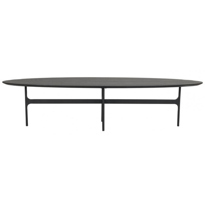 RO Colton Coffee Table Oval Black